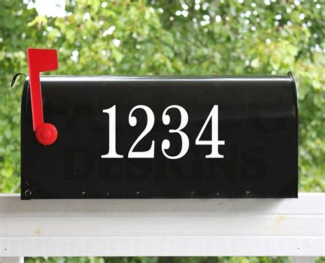 5 inch) (BlackWhite) Mailbox Numbers - Amazon. . Mailbox number stickers